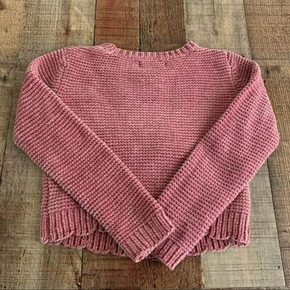 Cynthia Rowley girls soft pink knit crew neck sweater -6X - Picture 7 of 9
